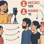 Rise of micro/nano creators Influencer collaboration and co creation of content for brands