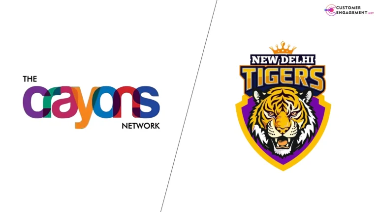 New Delhi Tigers cricket team branding with Crayons Advertising logo