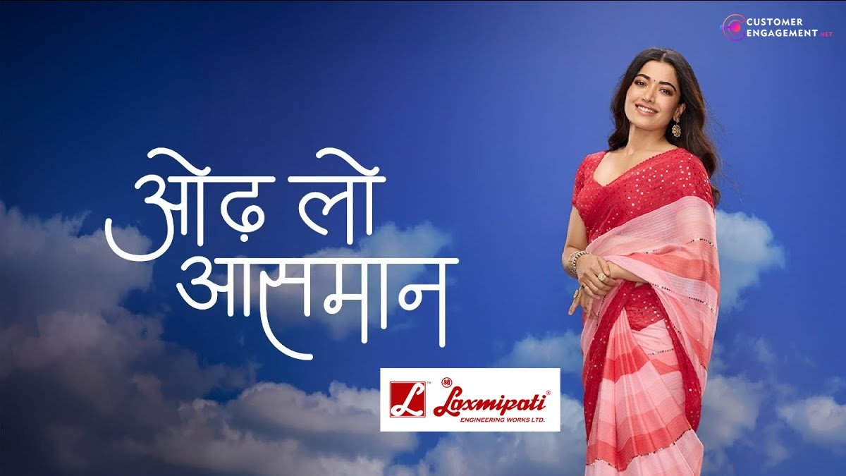 Rashmika Mandanna for Laxmipati Sarees brand ambassador campaign