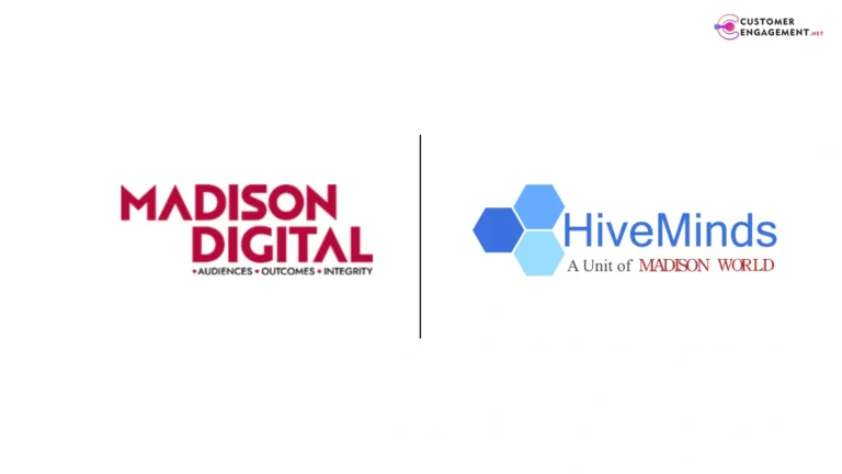 Madison Media logo alongside HiveMinds logo representing acquisition announcement