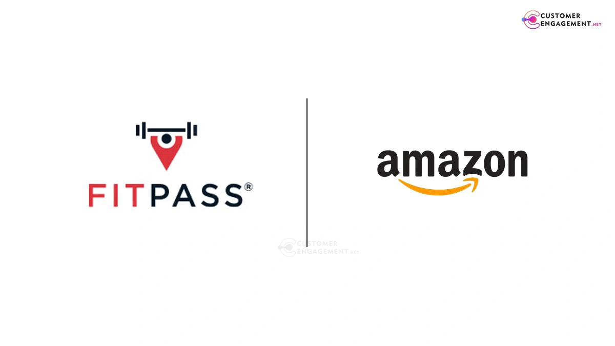 Amazon India and FITPASS logos representing their groundbreaking partnership to expand fitness subscription services across India.