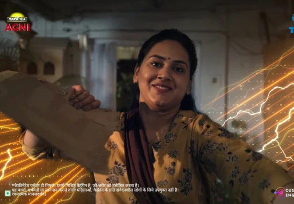 Cup of Tata Tea Agni Extra Josh tea showcasing rich color and energy boost