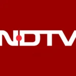NDTV logo with newsroom backdrop representing digital growth and programming expansion