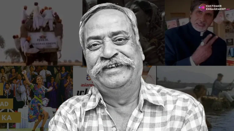 Piyush Pandey creating legendary ads for Fevicol, Cadbury, Asian Paints, and Vodafone