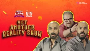 Raghu Ram, Rajiv Lakshman, and Devarshi in Xiaomi India’s Diwali campaign recreating classic MTV Roadies drama style