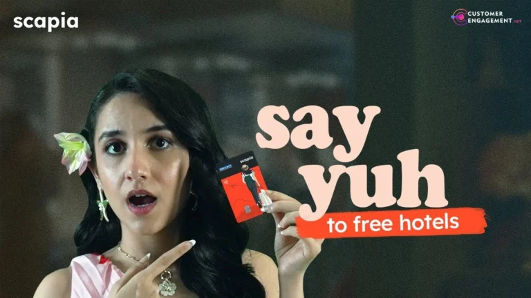 Scapia credit card campaign ‘The Card That Says Yuh’ with vibrant travel visuals