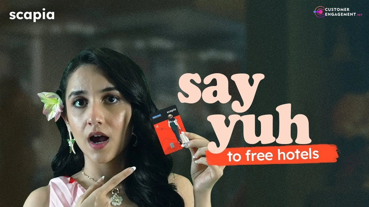 Scapia credit card campaign ‘The Card That Says Yuh’ with vibrant travel visuals