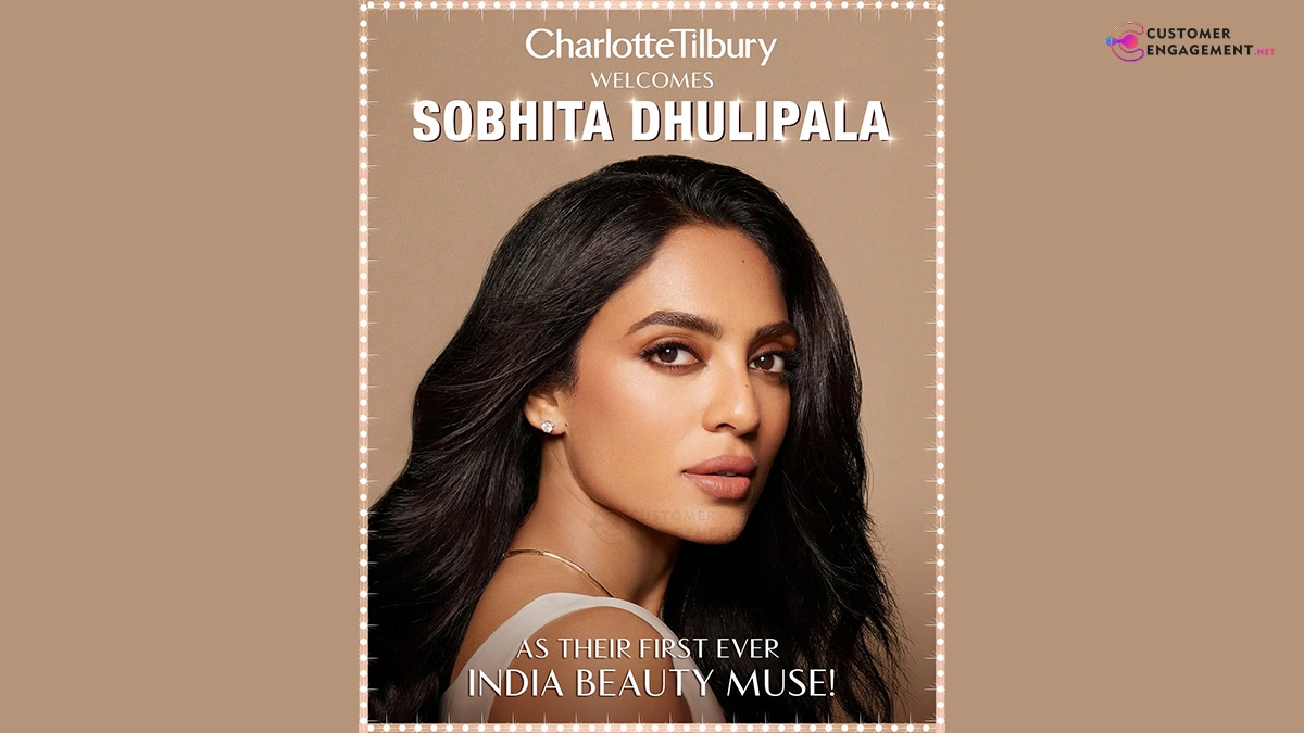 Sobhita Dhulipala in Charlotte Tilbury Airbrush Flawless Foundation India campaign