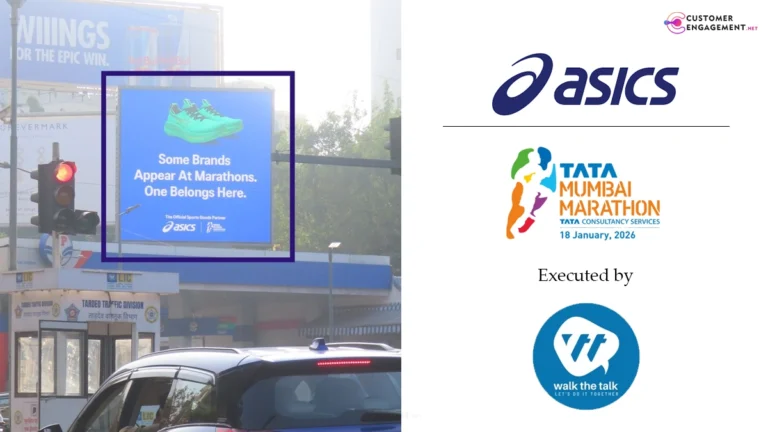 ASICS Dominates Tata Mumbai Marathon with Premium OOH at Pedder Road & Cadbury Junction