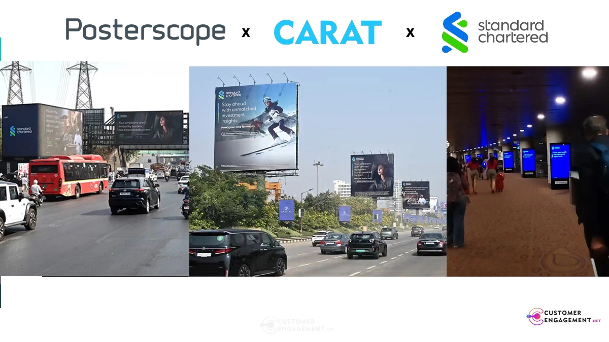 Carat & Posterscope Reunite for Standard Chartered Global Wealth OOH Campaign