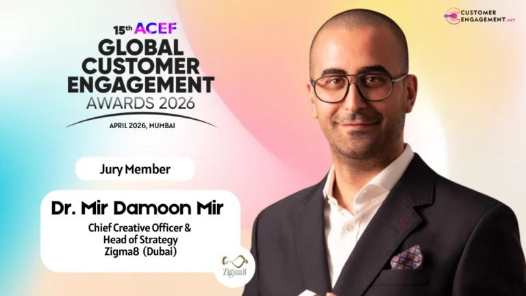 ACEF Global Customer Engagement Awards Dr. Mir Damoon Mir
