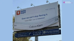 Instamart Welcomes Calvin Klein with Bold Cheeky OOH Activation