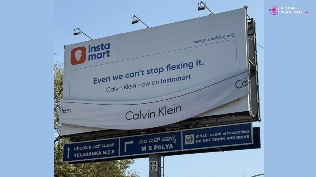 Instamart Welcomes Calvin Klein with Bold Cheeky OOH Activation