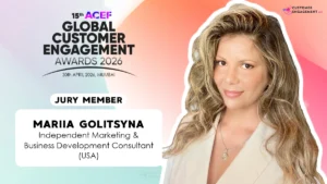 Mariia Golitsyna, Independent Marketing & Business Development Consultant (USA) on Technology Driving Customer Engagement Excellence