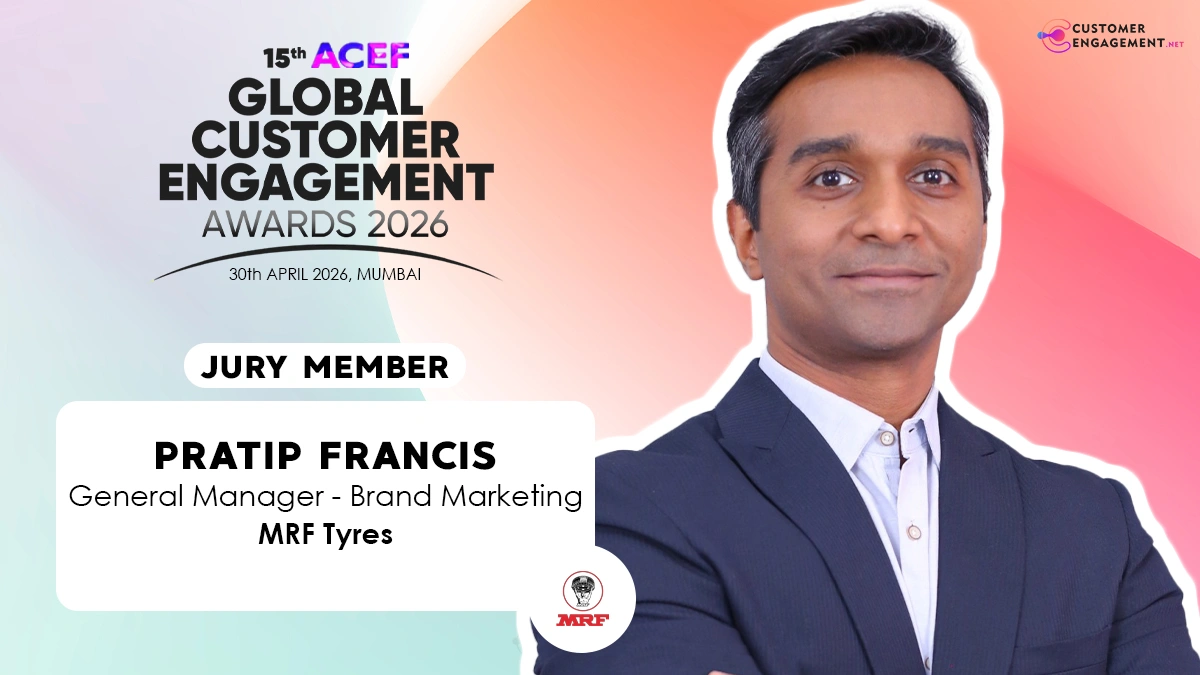 Meet the Jury: Pratip Francis, General Manager - Brand Marketing, MRF Tyres