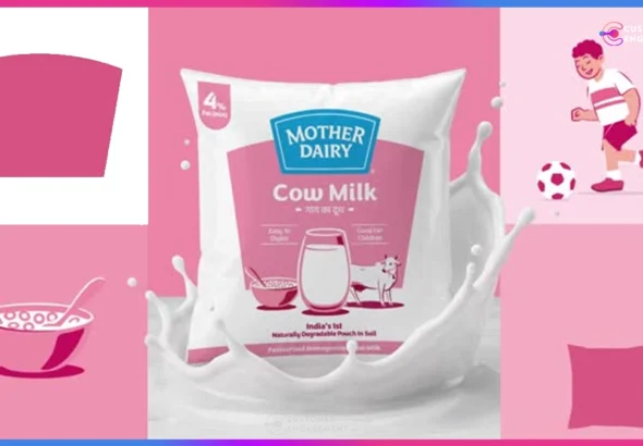 Mother Dairy packaging redesign Maa Jaisi Care