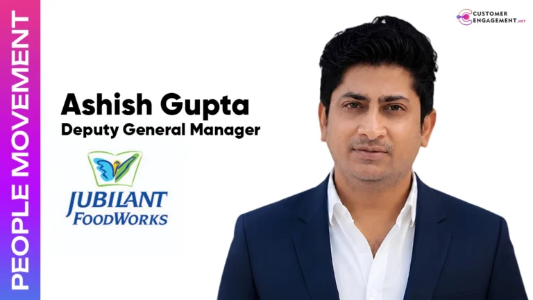 Ashish Gupta elevated to Deputy General Manager at Jubilant FoodWorks Ltd