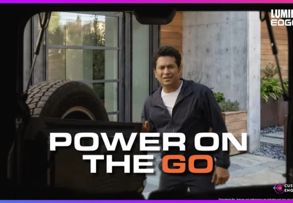 Luminous portable power campaign Sachin Tendulkar