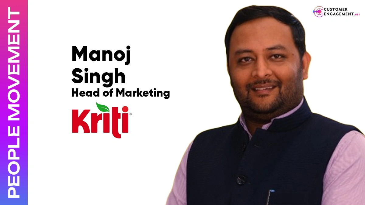 Manoj Singh joins Kriti Nutrients as Head of Marketing