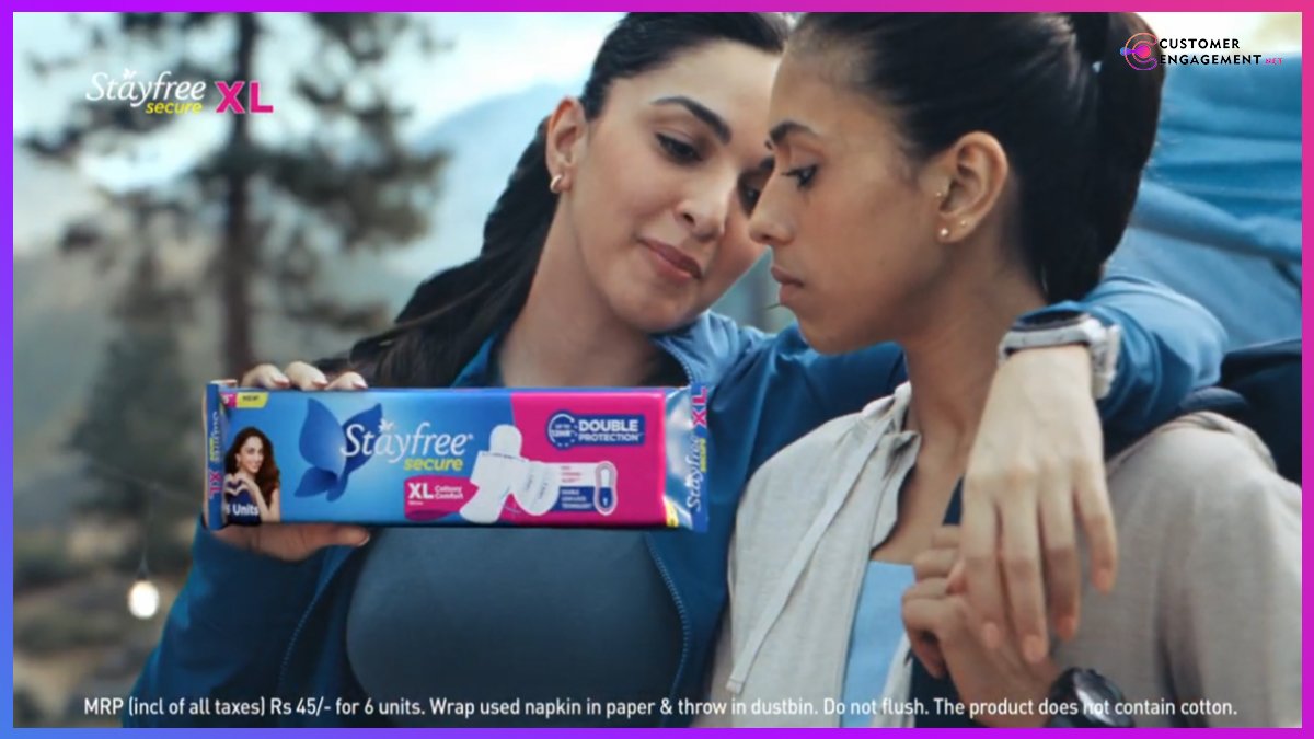 Stayfree spotlights pad change alert in new ad featuring Kiara Advani