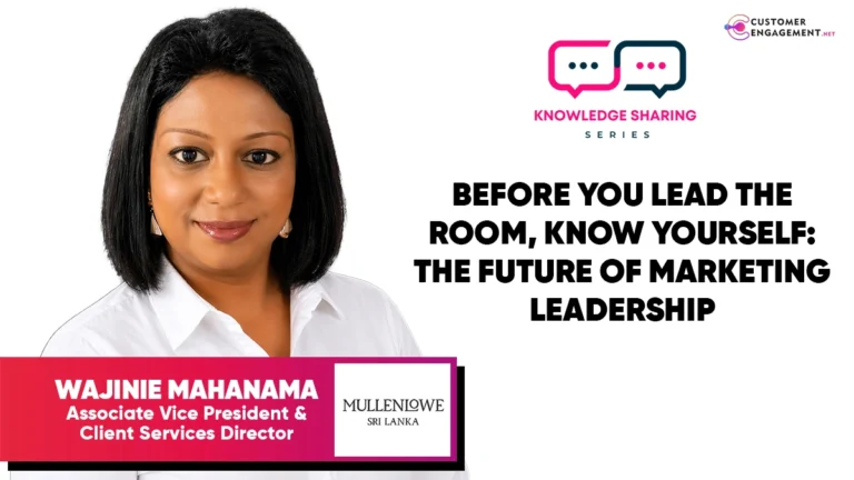 Wajinie Mahanama Associate Vice President & Client Services Director Mullenlowe Sri Lanka