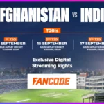 FanCode India Afghanistan T20I series