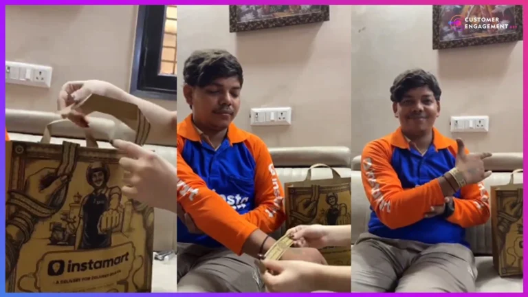 customer engagement network Instamart delivery bag Rakhi delivery partners