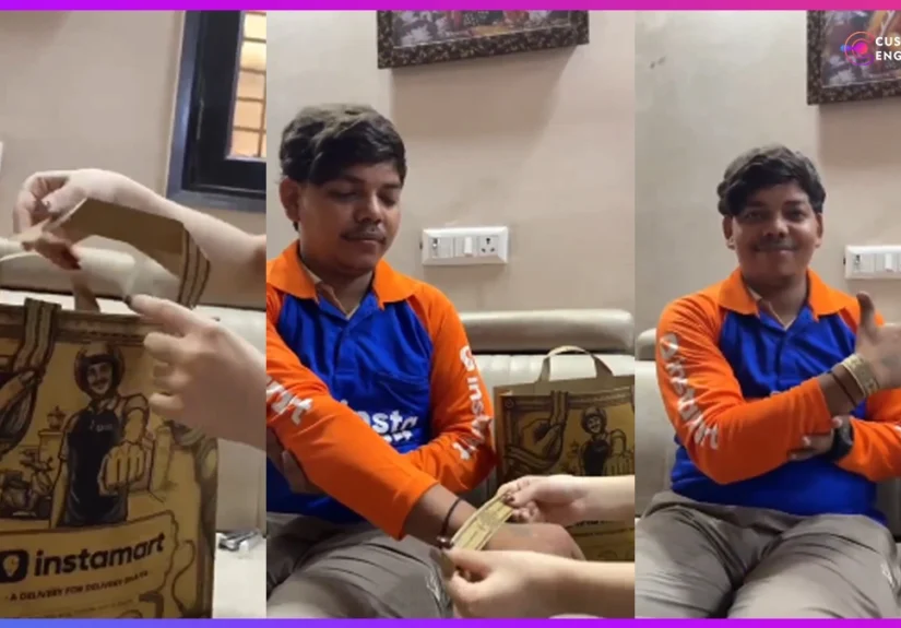 customer engagement network Instamart delivery bag Rakhi delivery partners