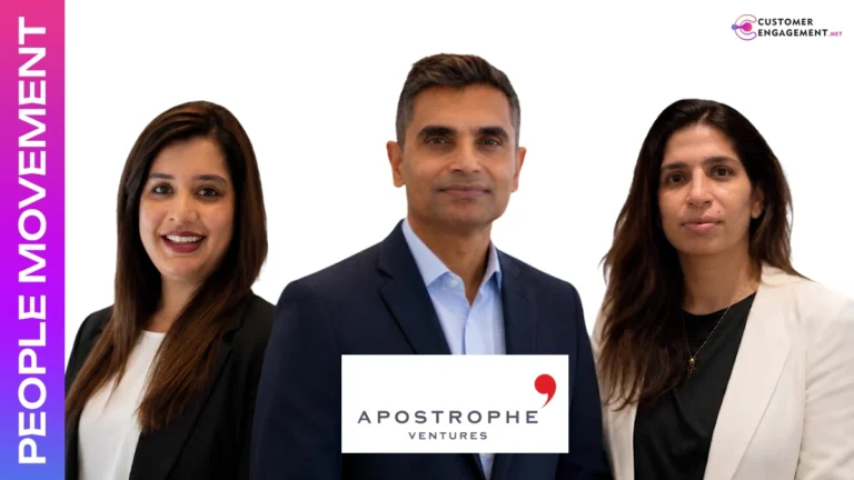 customer engagement network Apostrophe Ventures three Managing Partners appointment 2026
