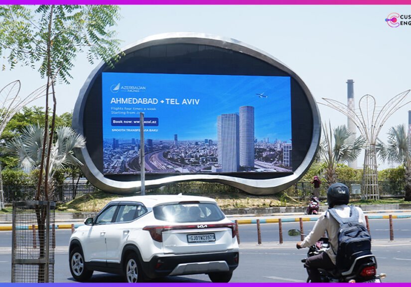 customer-engagement-network-Times-OOH-The-Riviera-digital-videowall