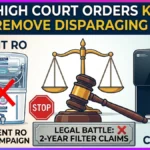 customer engagement network Urban Company Kent Delhi High Court Native purifier advertising