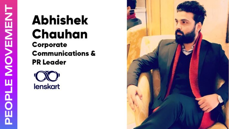 Abhishek Chauhan Lenskart Corporate Communications PR Leader