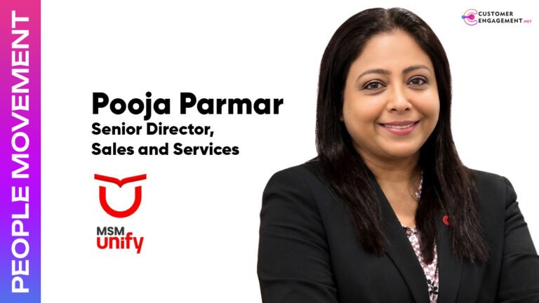 customer engagement network Pooja Parmar Senior Director Sales and Services MSM Unify