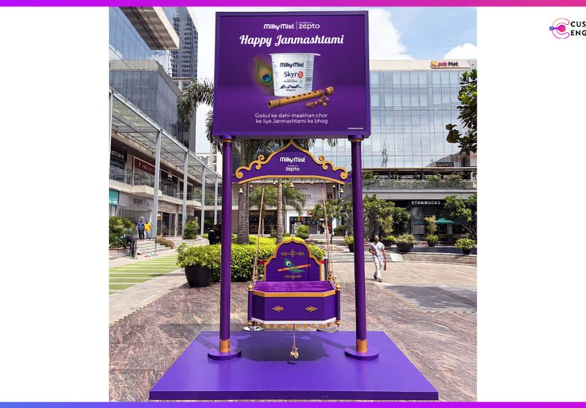Milky Mist Janmashtami activation Skyr Zepto customer engagement network