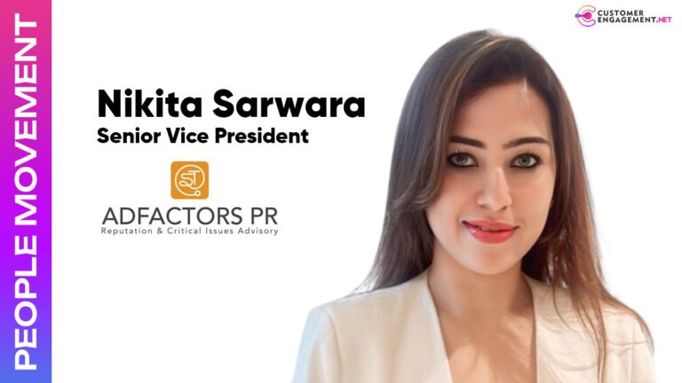Nikita Sarwara Senior Vice President Adfactors PR customer engagement network