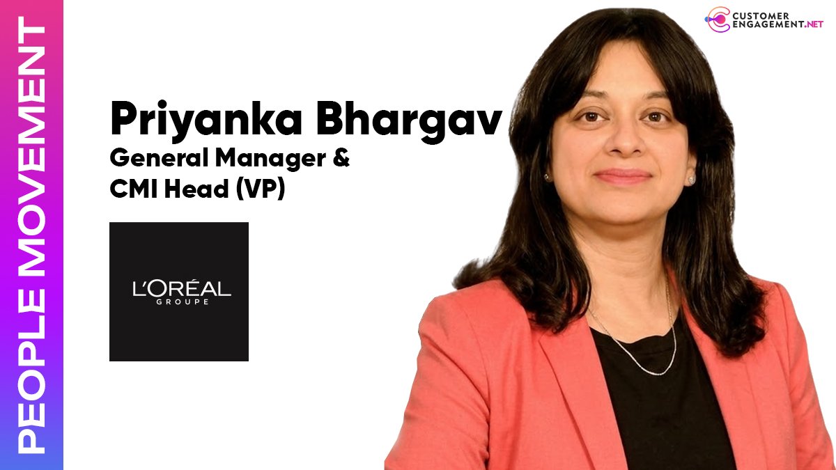 Priyanka Bhargav Loreal CMI Head India