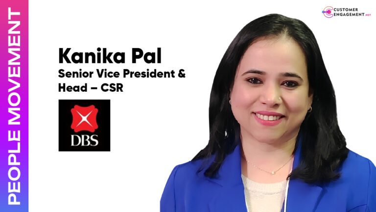 customer engagement network Kanika Pal DBS Bank Senior Vice President Head CSR