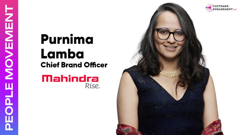 customer engagement network Purnima Lamba Chief Brand Officer Mahindra Group