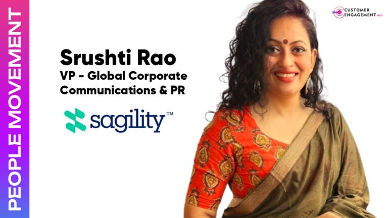 customer engagement network Srushti Rao Sagility VP Global Corporate Communications PR