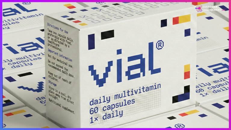 customer engagement network Vial multivitamin packaging identity Presentable