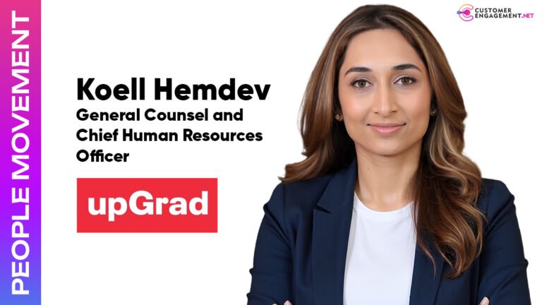 upGrad Koell Hemdev General Counsel Chief Human Resources Officer customer engagement network